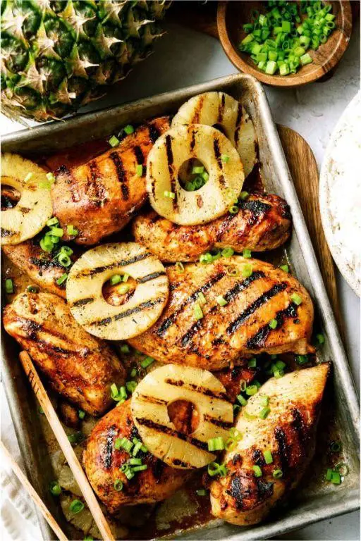 Grilled Pineapple Teriyaki Chicken