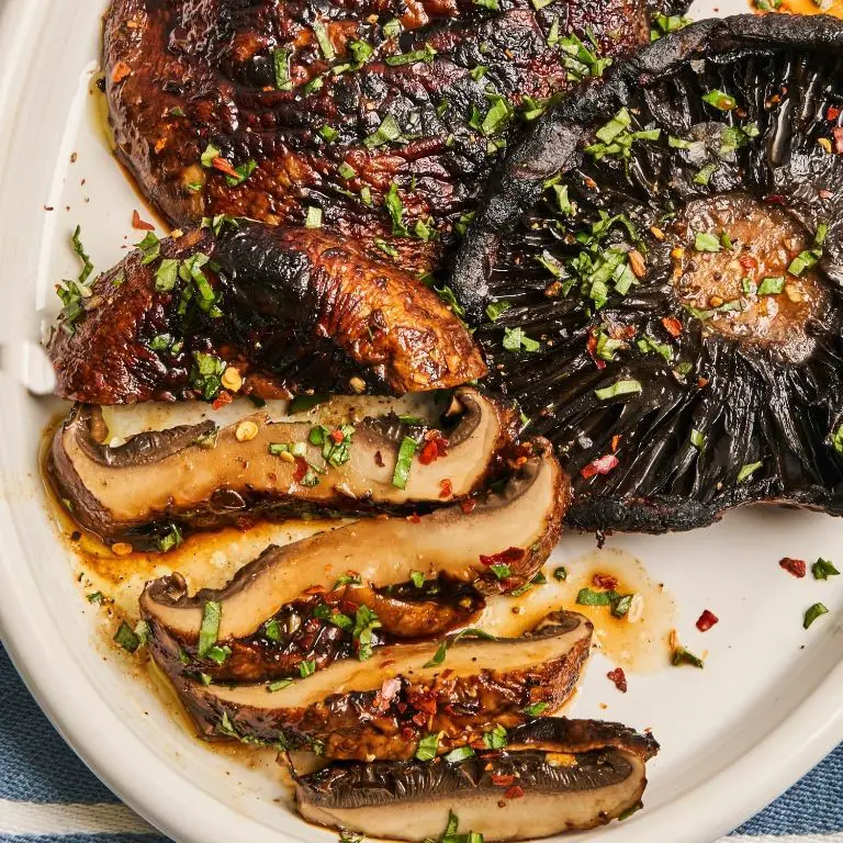 Grilled Portobello Mushroom Caps