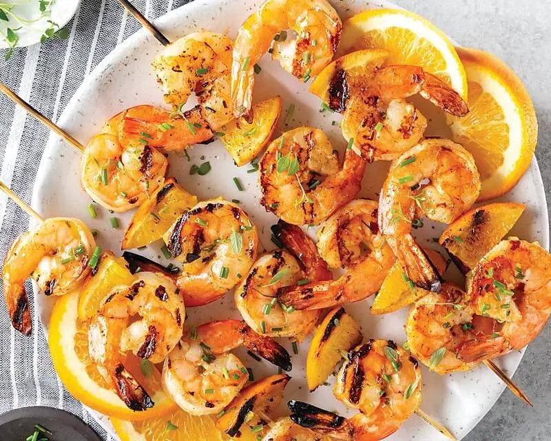 Grilled Shrimp with Citrus Barbecue Marinade