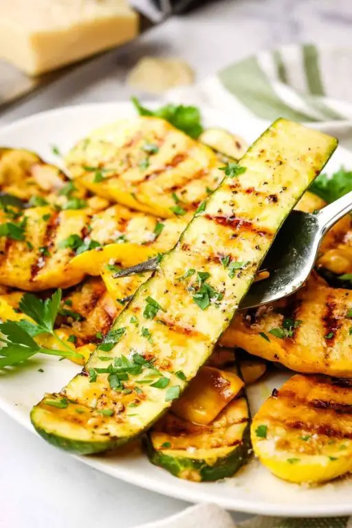 Grilled Zucchini and Squash Platter
