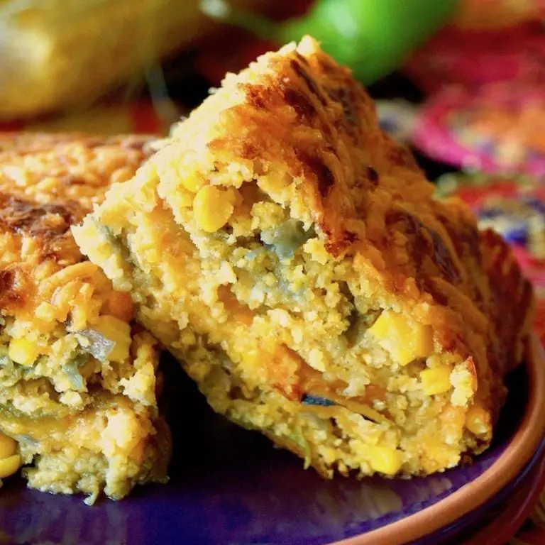 Hatch Chili Cornbread with Cheddar