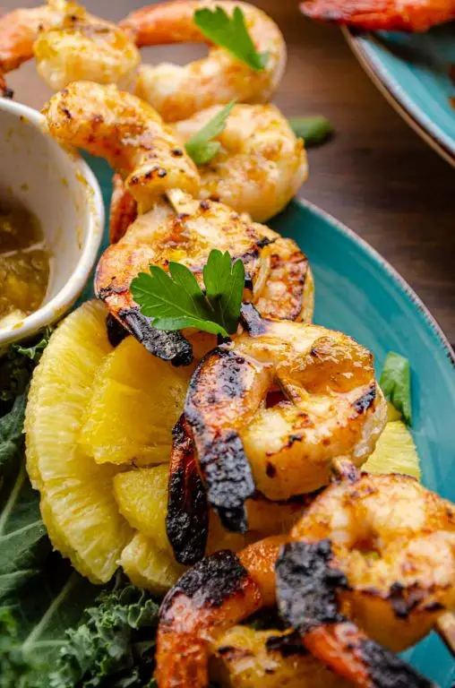 Hatch Chili Shrimp Skewers