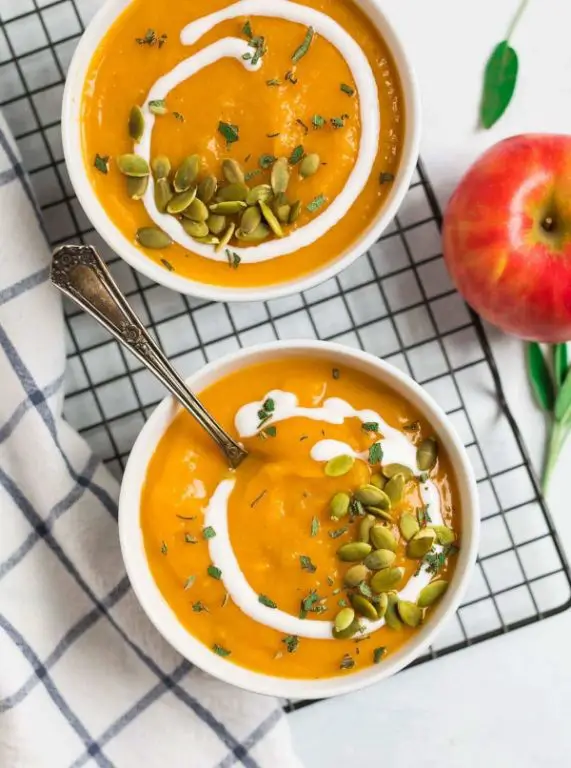 Healthy Slow Cooker Butternut Squash Soup