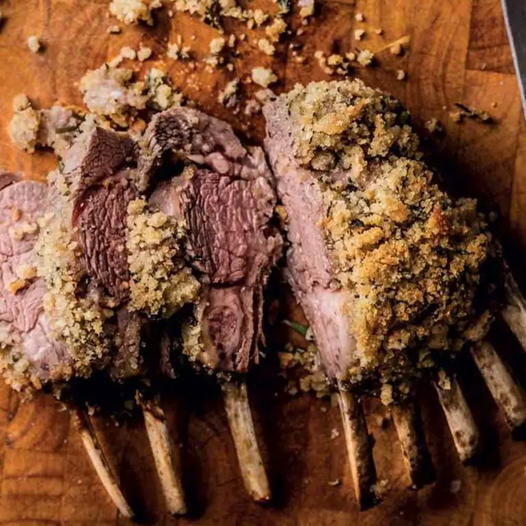 Herb Crusted Air Fryer Lamb Chops