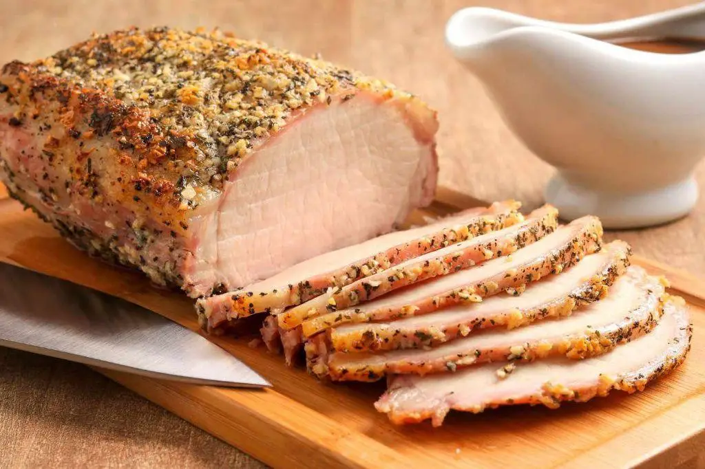 Herb-Roasted Pork Loin with Garlic