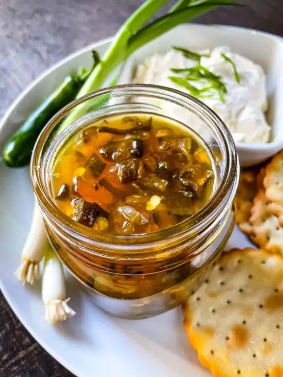Herbed Candied Jalapeno Spread