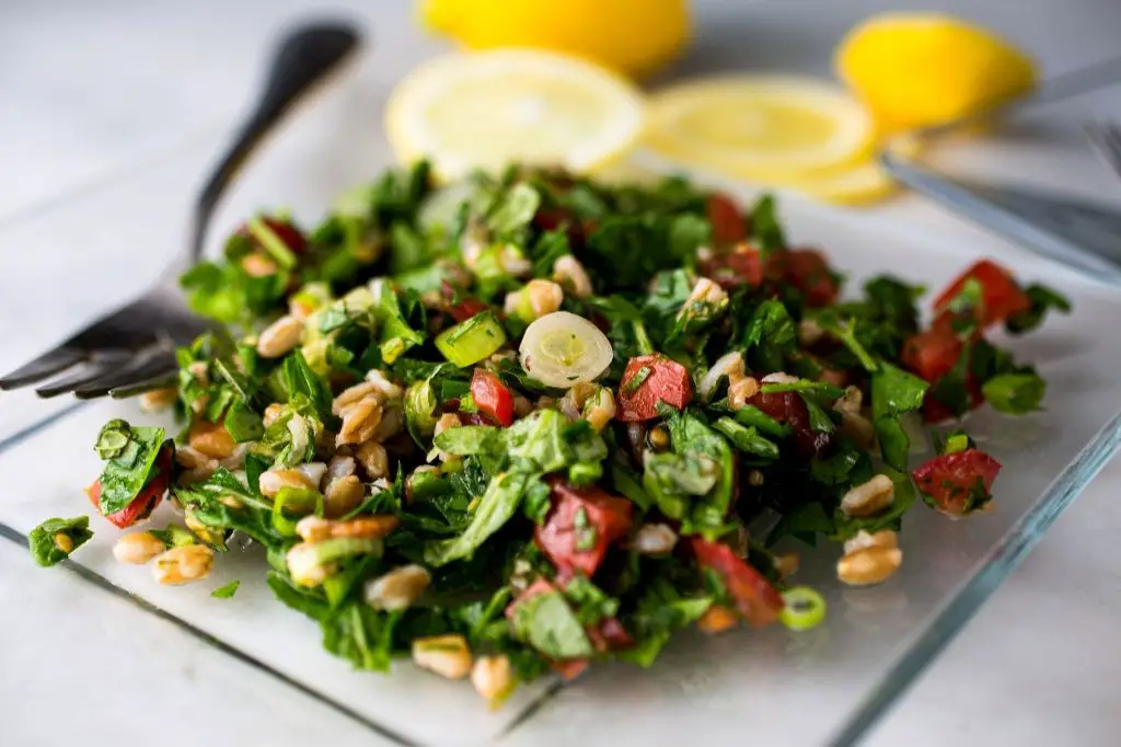 Herbed Farro and Veggie Salad