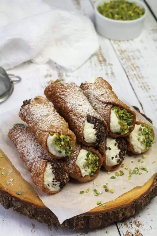 Homemade Cannoli with Ricotta Filling