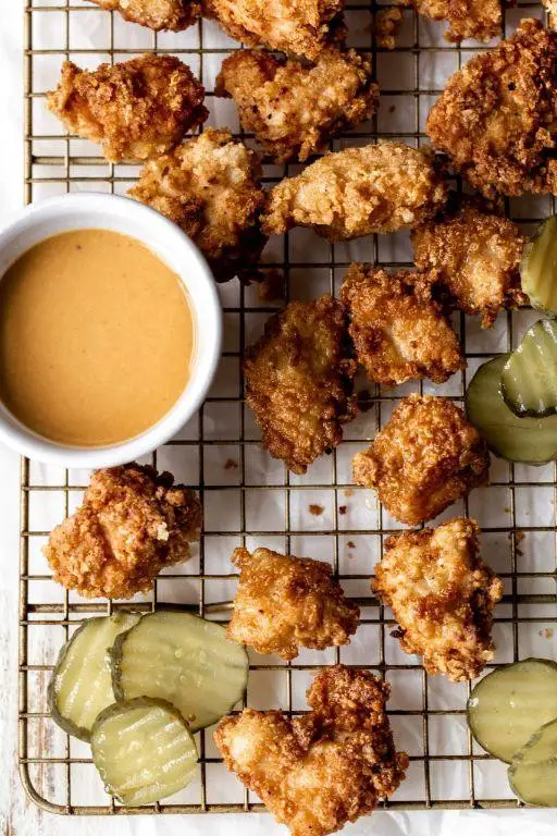 Homemade Chicken Nuggets with Dipping Sauces