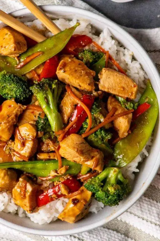 Honey Garlic Teriyaki Chicken Stir-Fry