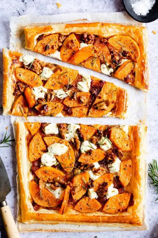 Honeynut Squash and Goat Cheese Tart