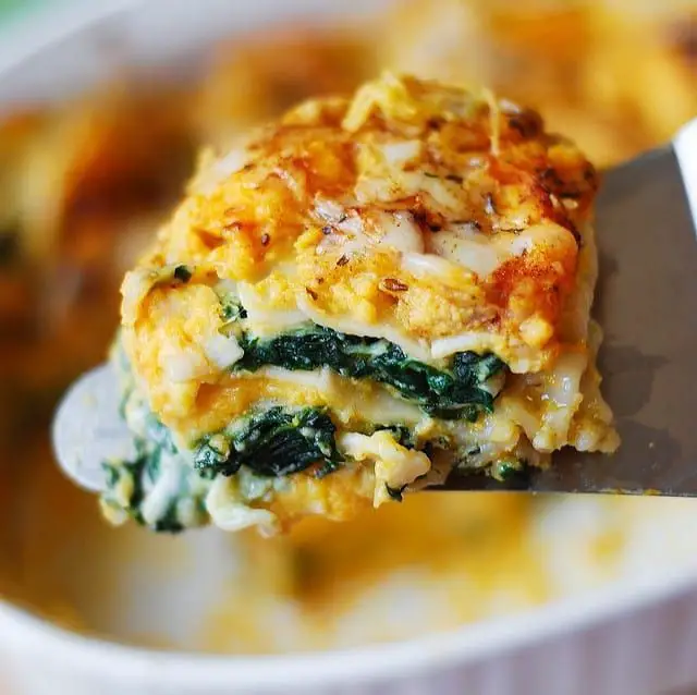 Honeynut Squash and Spinach Lasagna