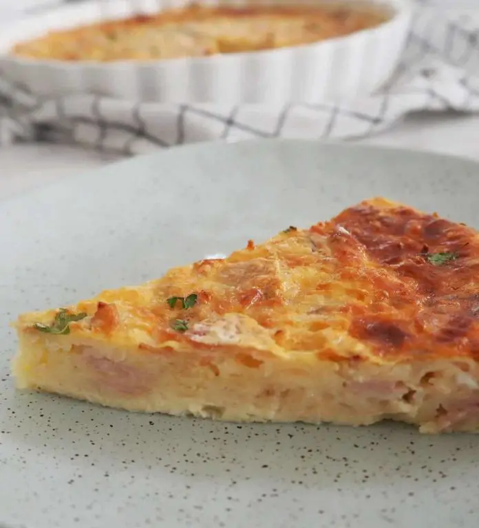 Impossible Bacon and Egg Pie