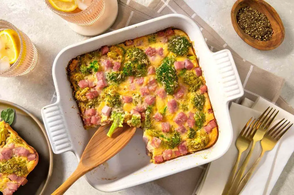 Impossible Broccoli and Cheddar Pie