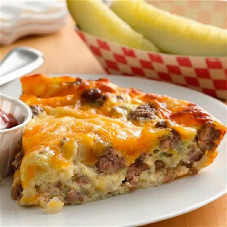 Impossible Cheeseburger Pie
