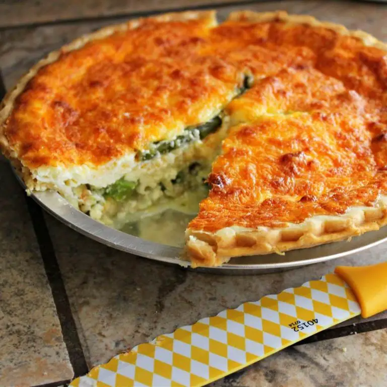 Impossible Shrimp and Asparagus Pie