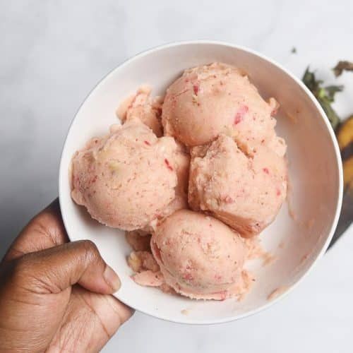 Irish Moss and Mango Sorbet