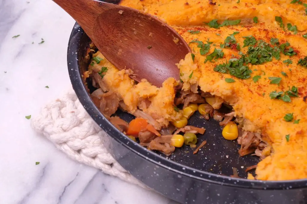 Jackfruit Shepherd’s Pie with Mashed Potatoes