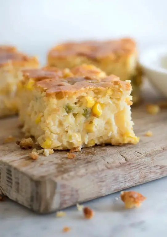 Jalapeño and Corn Savory Bread Pudding