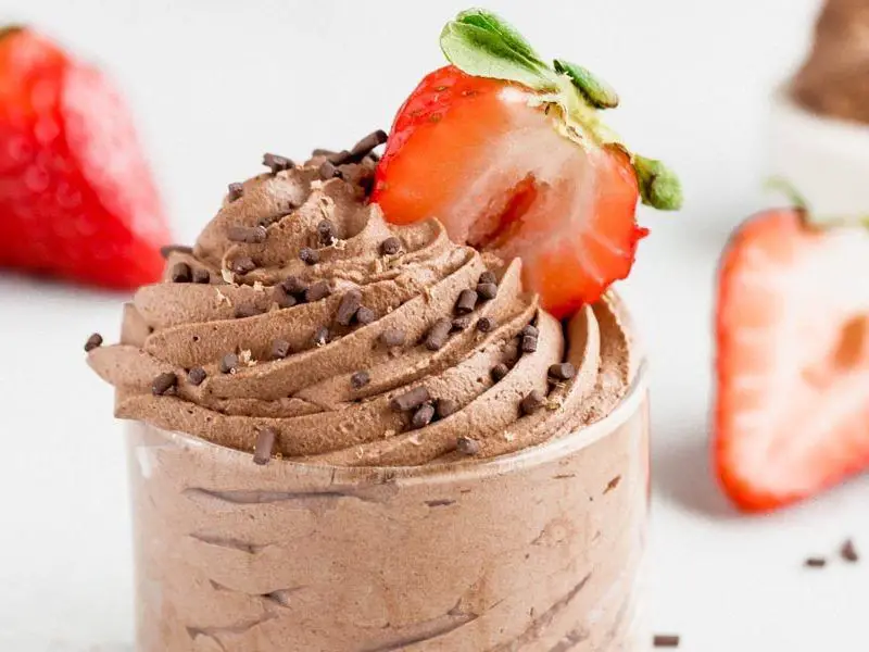 Keto Monk Fruit Chocolate Mousse