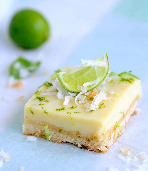 Key Lime Coconut Bars