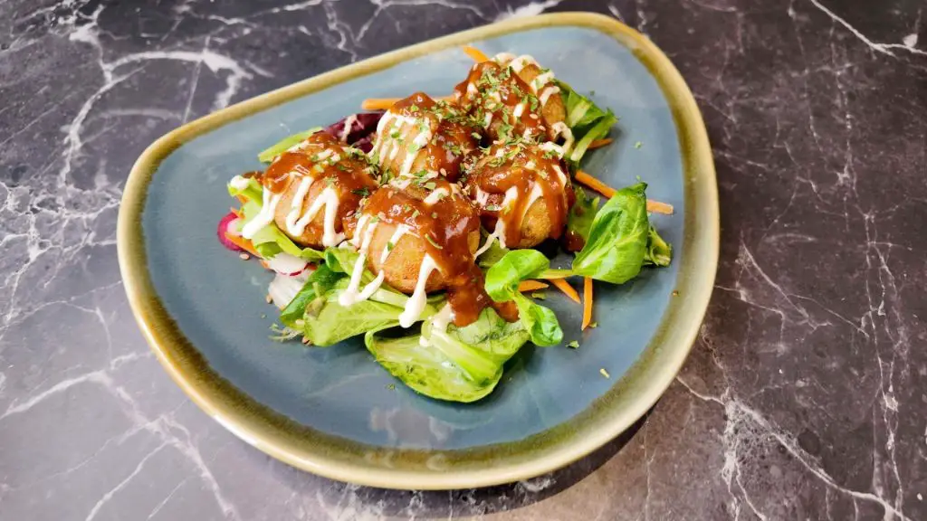 Kimchi Takoyaki with a Tangy Twist