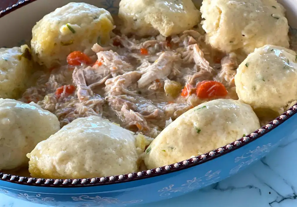 Kosher Chicken Fricassee with Dumplings