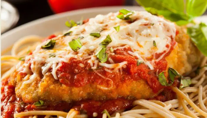 Kosher Chicken Parmesan with Marinara Sauce