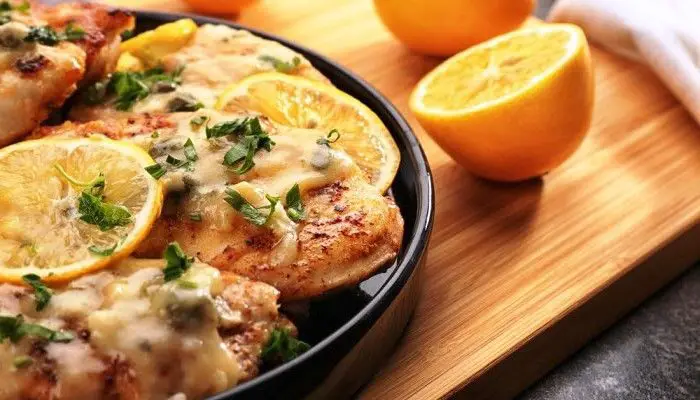 Kosher Chicken Piccata with Capers and Lemon
