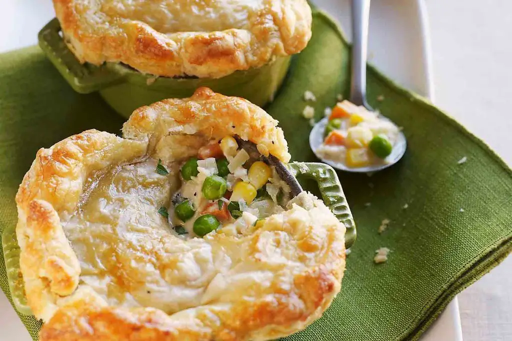 Kosher Chicken Pot Pie with Flaky Crust