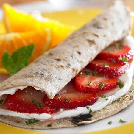 Lavash Strawberry Cream Cheese Roll-Ups