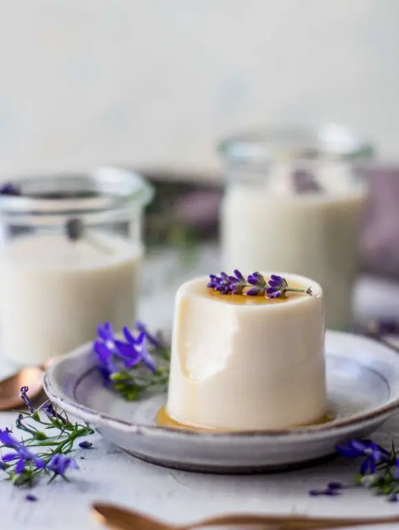 Lavender Honey Panna Cotta