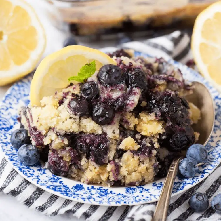 Lemon Blueberry Dump Cake