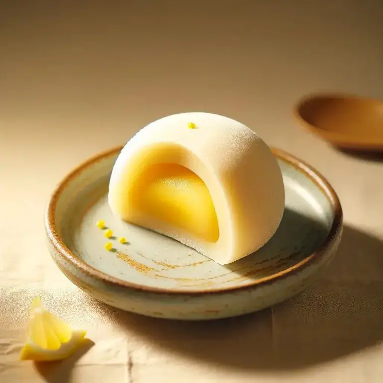 Lemon Curd Mochi Balls