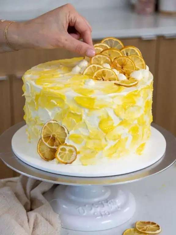 Lemon Curd Princess Cake