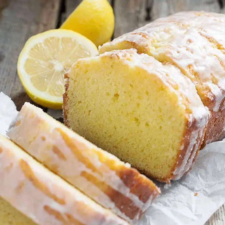 Lemon Glazed Original Pound Cake