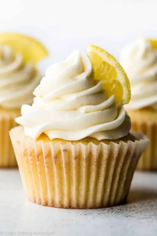 Lemon Zest Mini Cupcakes with Lemon Glaze