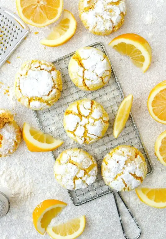 Lemon Zest No Eggs Cookies
