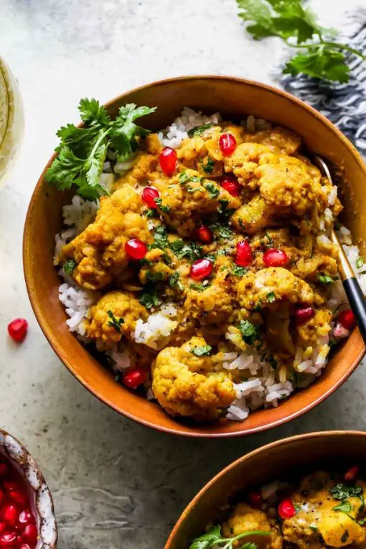 Lentil and Cauliflower Crockpot Curry