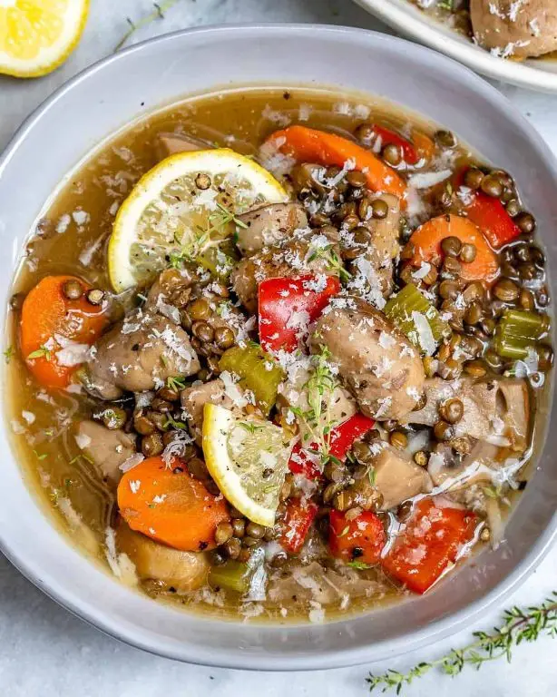 Lentil and Mushroom Crockpot Ragout