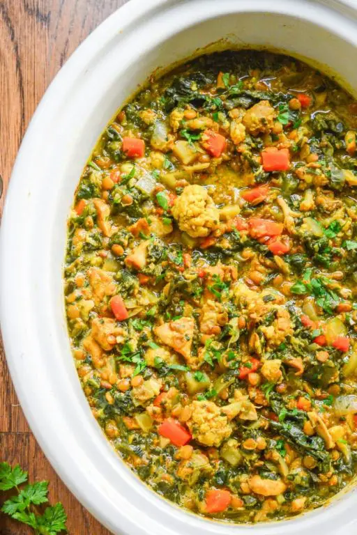 Lentil and Zucchini Crockpot Medley