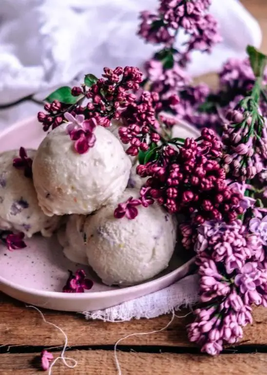 Lilac Flavored Ice Cream