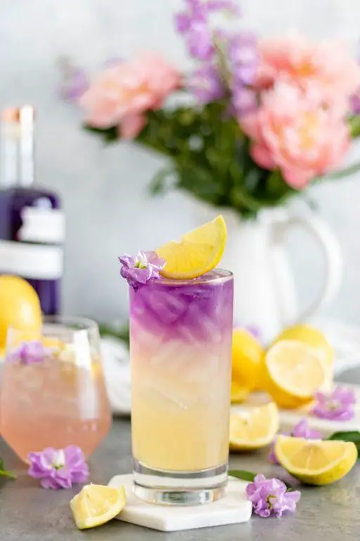 Lilac Honey Lemonade