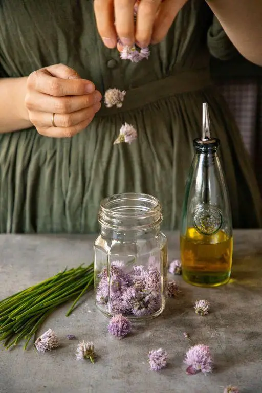 Lilac Infused Olive Oil for Dressing