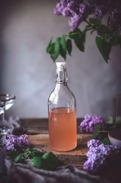 Lilac Infused Simple Syrup