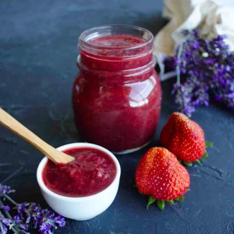 Lilac and Strawberry Jam