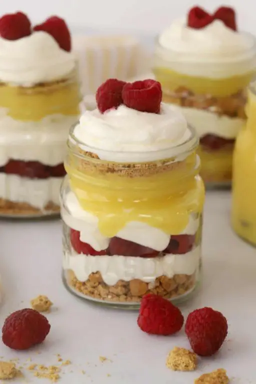 Lime and Raspberry Parfait