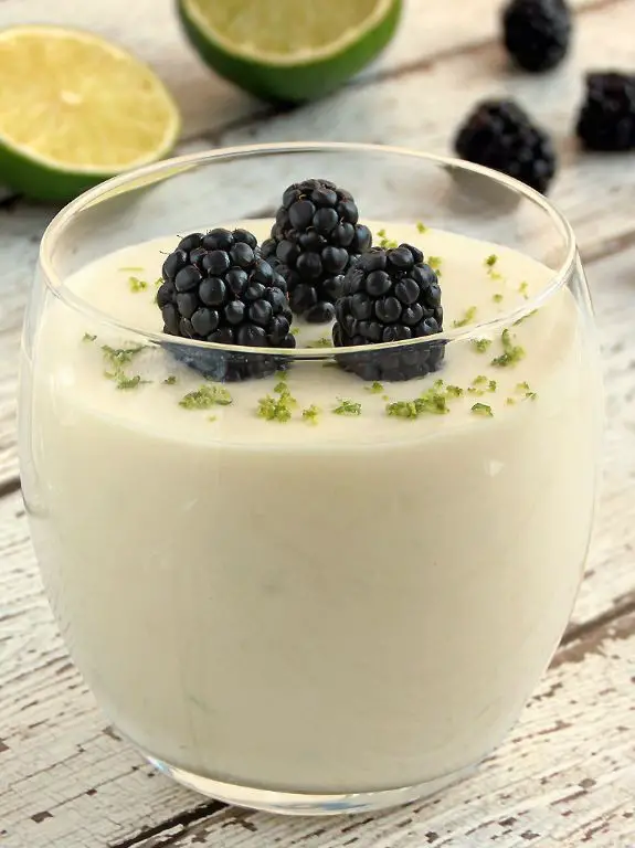 Lime and White Chocolate Mousse