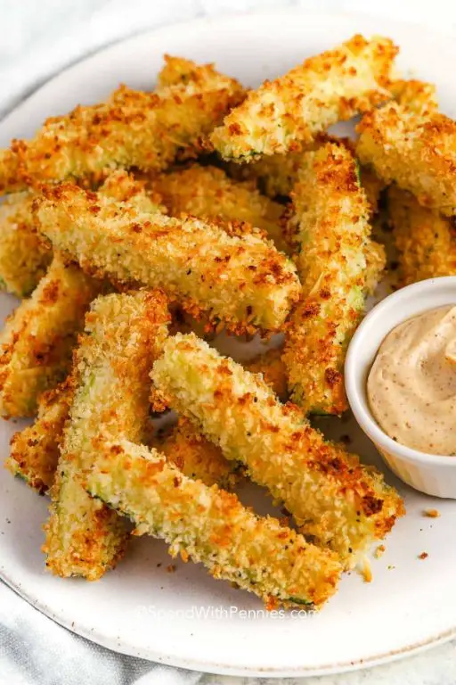 Little Bit Crunchy Parmesan Zucchini Fries
