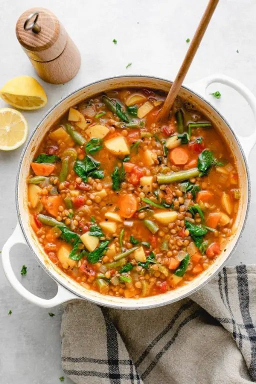 Little Bit Hearty Lentil and Vegetable Soup